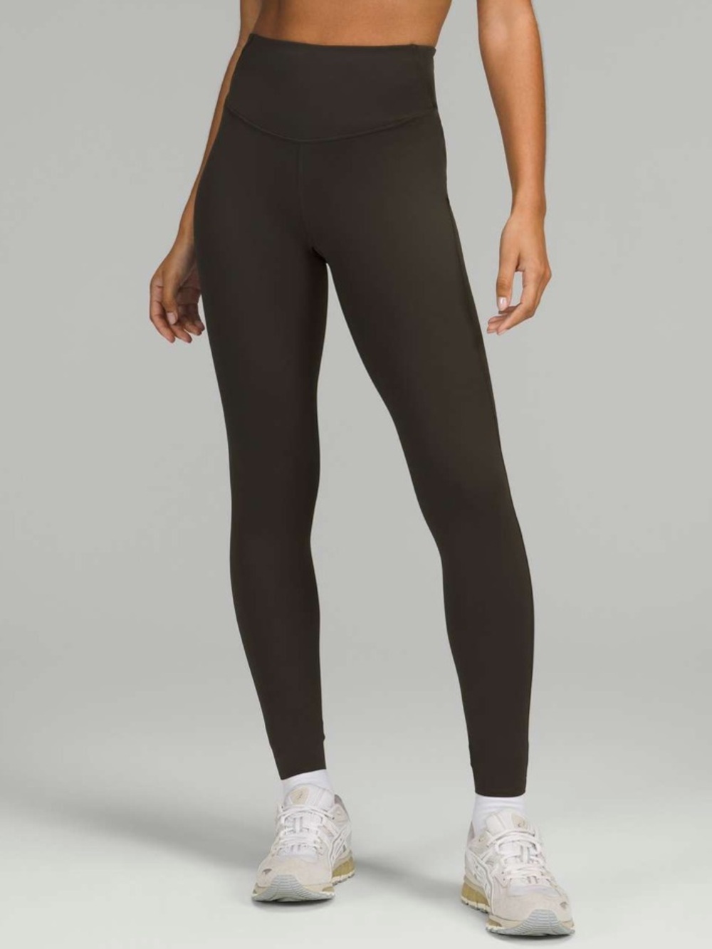 Lululemon Base Pace High-Rise Running Tight 31" Gray Green Size 4 W5DQHT
